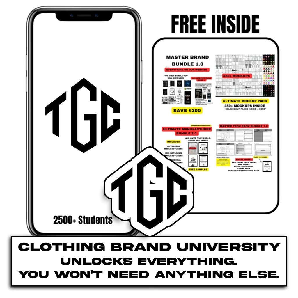 TGC CLOTHING BRAND UNIVERSITY