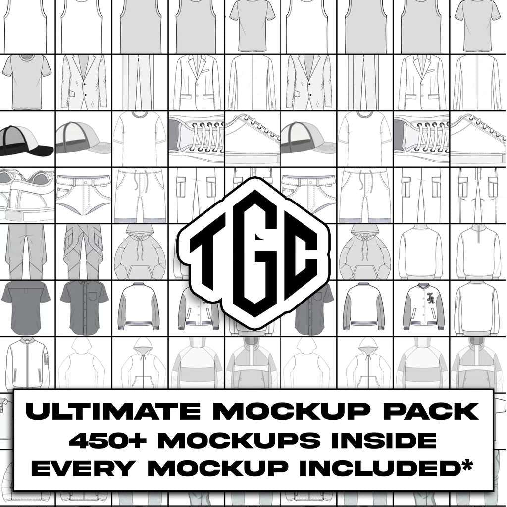 THE ULTIMATE MOCKUP PACK (450+ MOCKUPS)